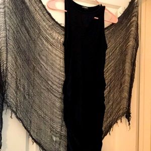 Black skintight dress